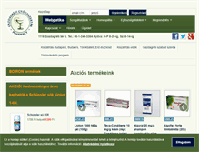 Tablet Screenshot of homeopatika.hu